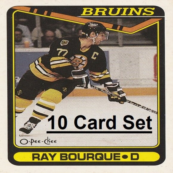 Ray Bourque Hockey Card Collection - 10 Boston Bruins NHL Hockey Cards - Picture 1 of 11